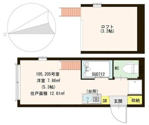 カトレア南長崎の物件間取画像